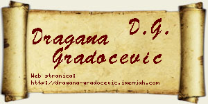 Dragana Gradoćević vizit kartica